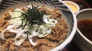 旨辛 牛肉そば：おらが蕎麦